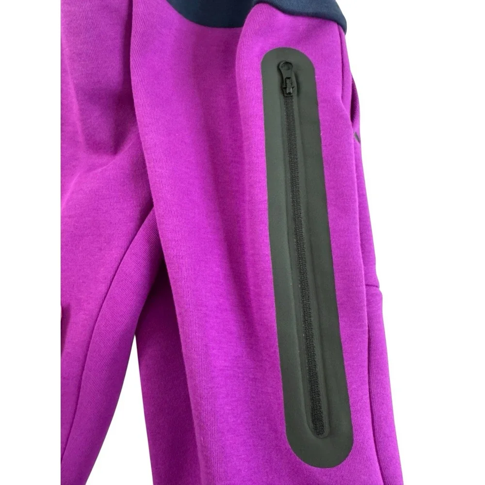 Nike Sportswear Tech Fleece  Kids Joggers Purple Navy Size‎ XS HV5869-505 $90
